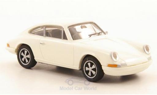 Porsche 911 1/87 Brekina R white diecast model cars