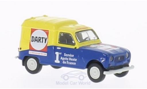 Diecast model cars Renault 4 L 1/87 Brekina R Fourgonnette Darty Renault 4 L 1/87 Brekina R Fourgonnette Darty diecast model cars