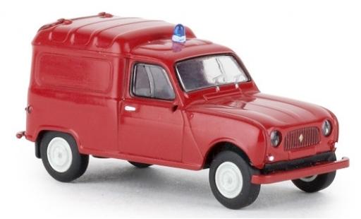 Diecast model cars Renault 4 1/87 Brekina R Fourgonnette Feuerwehr 1961 Renault 4 1/87 Brekina R Fourgonnette Feuerwehr 1961 diecast model cars