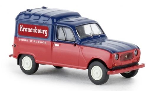 Diecast model cars Renault 4 1/87 Brekina R Fourgonnette Kronenbourg 1961 Renault 4 1/87 Brekina R Fourgonnette Kronenbourg 1961 diecast model cars