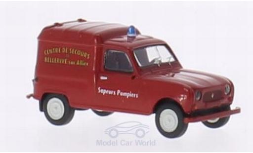 Diecast model cars Renault 4 1/87 Brekina R Fourgonnette Sapeurs Pompiers Bellrive Renault 4 1/87 Brekina R Fourgonnette Sapeurs Pompiers Bellrive diecast model cars