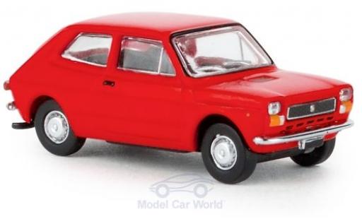 Fiat 127 1/87 Brekina red 1971 diecast model cars