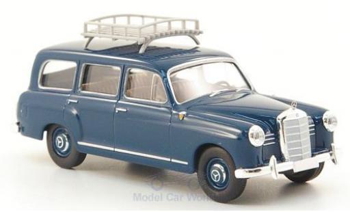 Diecast model cars Mercedes 180 1/87 Brekina Kombi blue mit Dachgepäckträger Mercedes 180 1/87 Brekina Kombi blue mit Dachgepäckträger diecast model cars