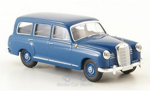 Diecast model cars Mercedes 180 1/87 Brekina Kombi (W120) blue 1955 Mercedes 180 1/87 Brekina Kombi (W120) blue 1955 diecast model cars