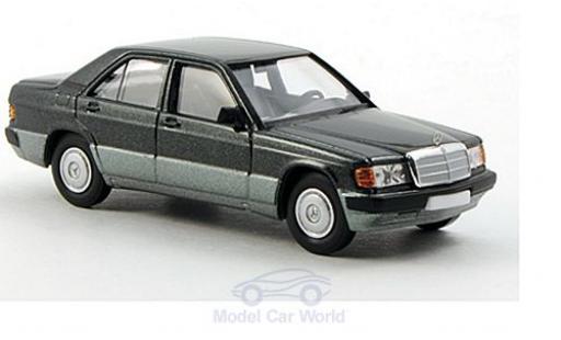 Mercedes 190 E 1/87 Brekina D (W201) metallic green diecast model cars