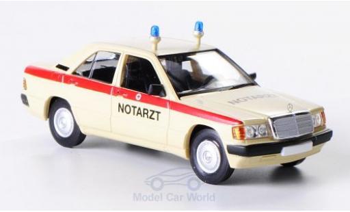 Mercedes 190 E 1/87 Brekina E (W201) Notarzt diecast model cars