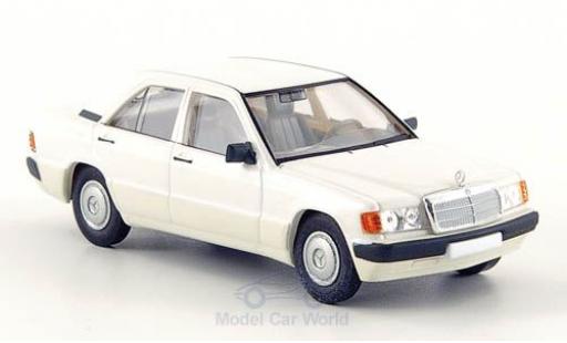 Mercedes 190 E 1/87 Brekina E (W201) white 1988 diecast model cars