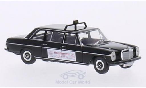 Diecast model cars Mercedes 220 1/87 Brekina D Lang (V115) black Taxi (D) / Wulsch Mercedes 220 1/87 Brekina D Lang (V115) black Taxi (D) / Wulsch diecast model cars