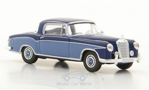 Diecast model cars Mercedes 220 1/87 Brekina S Coupe (W180 II) blue/blue Mercedes 220 1/87 Brekina S Coupe (W180 II) blue/blue diecast model cars