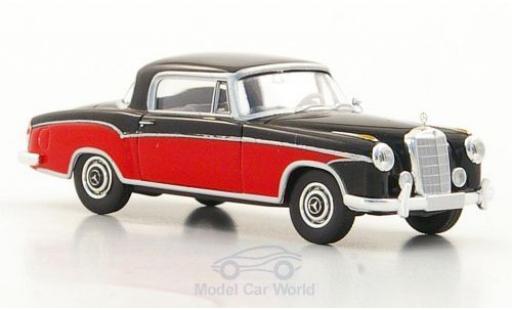 Diecast model cars Mercedes 220 1/87 Brekina S Coupe (W180 II) black/red Mercedes 220 1/87 Brekina S Coupe (W180 II) black/red diecast model cars
