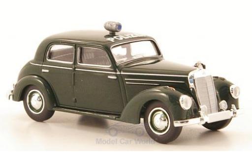 Diecast model cars Mercedes 220 1/87 Brekina (W187) green Polizei (D) Mercedes 220 1/87 Brekina (W187) green Polizei (D) diecast model cars