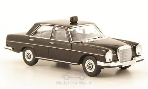 Diecast model cars Mercedes 280 1/87 Brekina SE (W108) black Taxi Mercedes 280 1/87 Brekina SE (W108) black Taxi diecast model cars