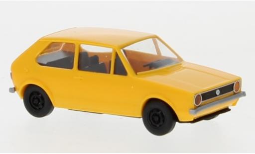 Volkswagen Golf 1/87 Brekina I yellow 1974 diecast model cars