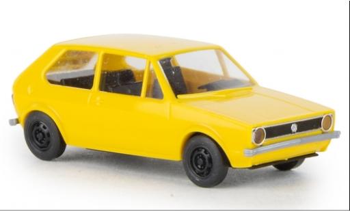 Volkswagen Golf 1/87 Brekina I yellow 1974 diecast model cars