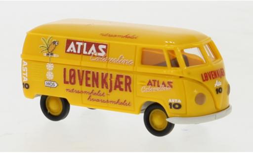 Diecast model cars Volkswagen T1 1/87 Brekina a Kasten Atlas Lovenkjaer 1950 Volkswagen T1 1/87 Brekina a Kasten Atlas Lovenkjaer 1950 diecast model cars