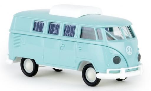 Volkswagen T1 1/87 Brekina b Camper türkis 1960 avec toit extensible diecast model cars