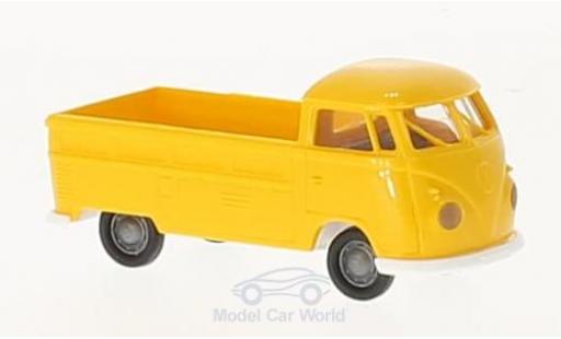 Diecast model cars Volkswagen T1 B 1/87 Brekina b yellow Pritsche Volkswagen T1 B 1/87 Brekina b yellow Pritsche diecast model cars
