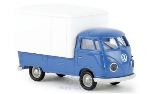 Volkswagen T1 1/87 Brekina b Großraum-Koffer blue/white 1960 diecast model cars