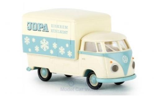 Volkswagen T1 1/87 Brekina b Großraum-Koffer Jopa Eiskrem 1960 diecast model cars