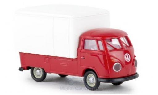 Volkswagen T1 1/87 Brekina b Großraum-Koffer red/white 1960 diecast model cars