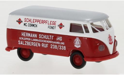 Diecast model cars Volkswagen T1 1/87 Brekina b Kasten Hermann Schulte Schlepperpflege 1960 Volkswagen T1 1/87 Brekina b Kasten Hermann Schulte Schlepperpflege 1960 diecast model cars