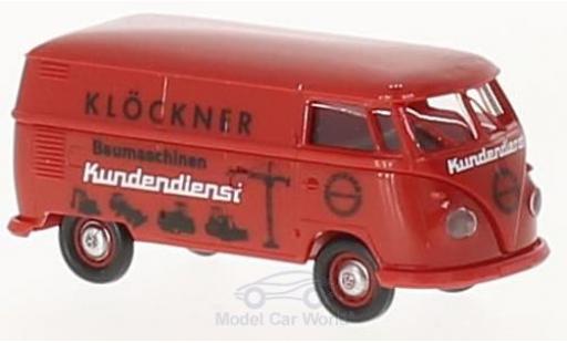 Diecast model cars Volkswagen T1 B 1/87 Brekina b Kasten Klöckner Baumaschinen Volkswagen T1 B 1/87 Brekina b Kasten Klöckner Baumaschinen diecast model cars