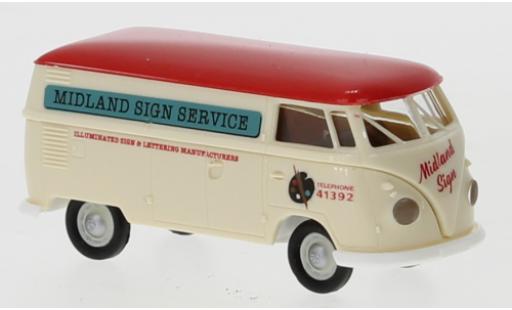 Volkswagen T1 1/87 Brekina b Kasten Midland Sign Service 1960 diecast model cars