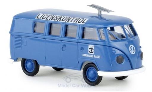 Diecast model cars Volkswagen T1 1/87 Brekina b Kombi Danmarks Radio Volkswagen T1 1/87 Brekina b Kombi Danmarks Radio diecast model cars
