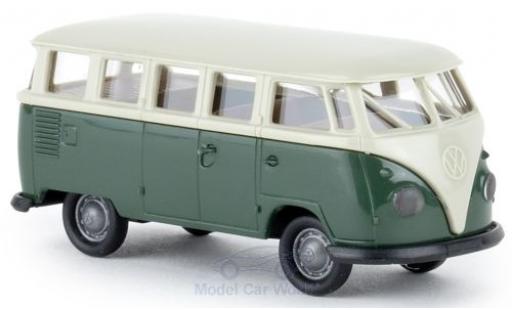 Volkswagen T1 1/87 Brekina b Mindersamba grey/green Economy diecast model cars