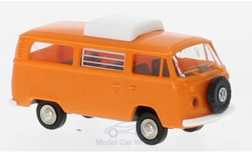 Diecast model cars Volkswagen T2 B 1/87 Brekina Camper orange mit Hubdach Volkswagen T2 B 1/87 Brekina Camper orange mit Hubdach diecast model cars