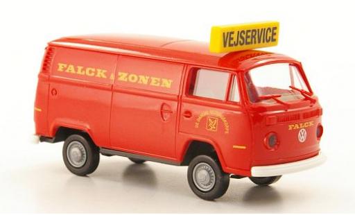 Volkswagen T2 1/87 Brekina Kasten Falck & Zonen Vejservice (DK) diecast model cars
