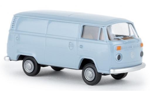 Diecast model cars Volkswagen T2 1/87 Brekina Kasten blue 1972 Volkswagen T2 1/87 Brekina Kasten blue 1972 diecast model cars