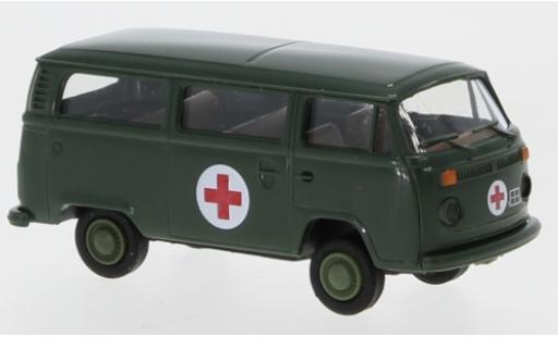 Volkswagen T2 1/87 Brekina Kombi Bundeswehr - Rotes Kreuz 1973 diecast model cars