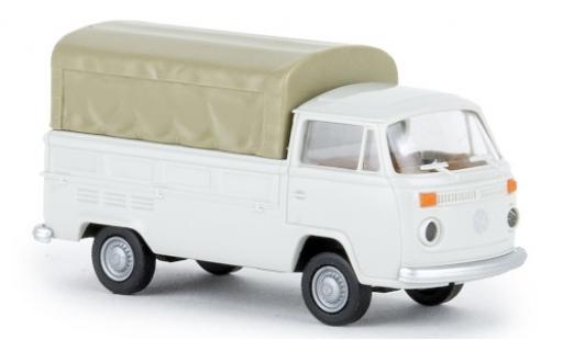 Diecast model cars Volkswagen T2 1/87 Brekina Pritsche grey 1972 Volkswagen T2 1/87 Brekina Pritsche grey 1972 diecast model cars