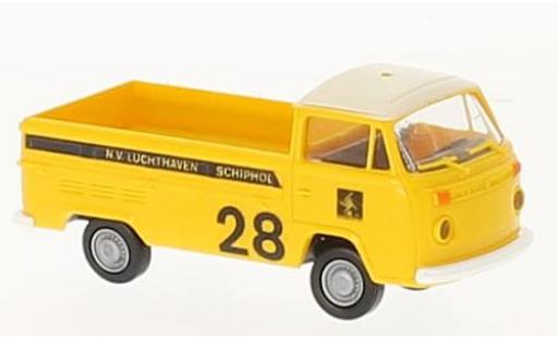 Volkswagen T2 1/87 Brekina Pritsche Luchthaven Schipol (NL) diecast model cars