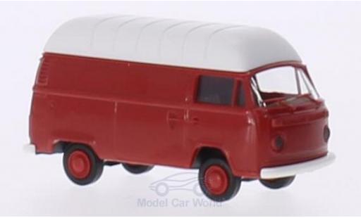 Diecast model cars Volkswagen T2 1/87 Brekina red Hochdach-Kasten Volkswagen T2 1/87 Brekina red Hochdach-Kasten diecast model cars