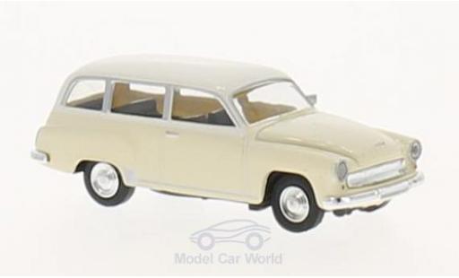 Diecast model cars Wartburg 311 1/87 Brekina Kombi beige/white Wartburg 311 1/87 Brekina Kombi beige/white diecast model cars