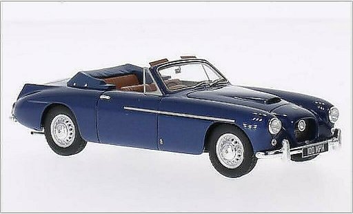 Bristol 405 cabriolet 1/43 Matrix DHC Abbot metallic blue diecast model cars