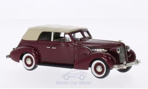 Buick Special 1/43 Brooklin 5-Passenger Convertible Phaeton red/beige 1937 diecast model cars