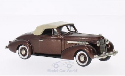 Buick Special 1/43 Brooklin Convertible Coupe M46-C metallic brown/brown 1937 diecast model cars