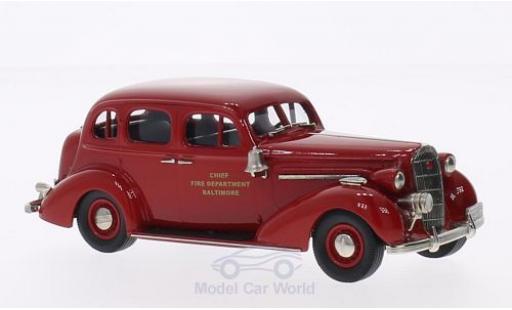 Buick Special 1/43 Brooklin Sedan Baltimore Fire Chief red 1936 diecast model cars