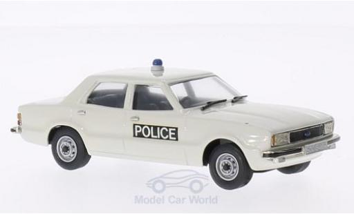 Diecast model cars Ford Cortina 1/43 Brooklin MKIV Essex Police white 1976 Ford Cortina 1/43 Brooklin MKIV Essex Police white 1976 diecast model cars