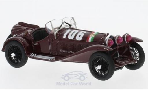 Diecast model cars Alfa Romeo 2300 1/43 Brumm No.106 Mille Miglia 1932 B.Boracchini/A.Bignami Alfa Romeo 2300 1/43 Brumm No.106 Mille Miglia 1932 B.Boracchini/A.Bignami diecast model cars