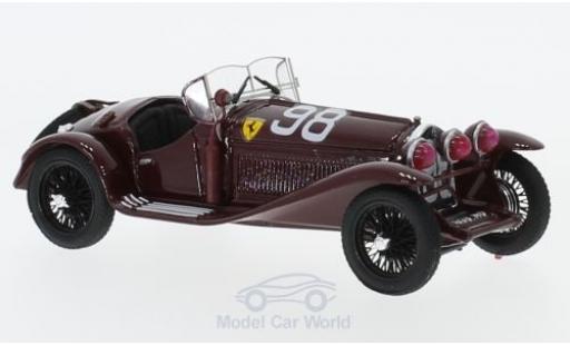 Diecast model cars Alfa Romeo 2300 1/43 Brumm RHD No.98 Scuderia Ferrari Mille Miglia 1933 T.Nuvolari/D.Compagnoni Alfa Romeo 2300 1/43 Brumm RHD No.98 Scuderia Ferrari Mille Miglia 1933 T.Nuvolari/D.Compagnoni diecast model cars