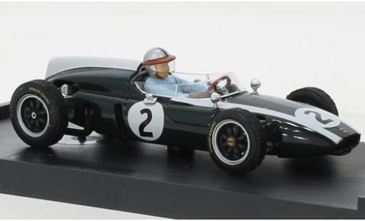 Diecast model cars Cooper T53 1/43 Brumm No.2 formule 1 GP Grande-Bretagne 1960 Cooper T53 1/43 Brumm No.2 formule 1 GP Grande-Bretagne 1960 diecast model cars