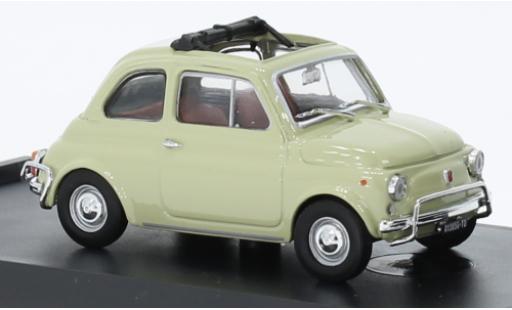Fiat 500 1/43 Brumm L beige 1968 diecast model cars