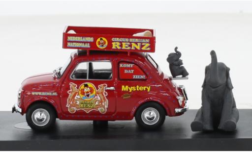 Fiat 500 1/43 Brumm R Circque Renz (NL) 1972 diecast model cars