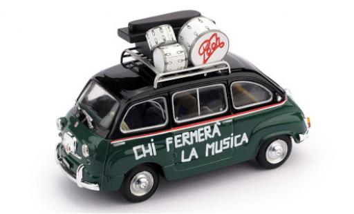 Diecast model cars Fiat 600 1/43 Brumm D Multipla Chi Fermera la Musica Fiat 600 1/43 Brumm D Multipla Chi Fermera la Musica diecast model cars
