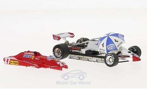 Diecast model cars Ferrari 126 1982 1/43 Brumm C2 Turbo No.27 Formel 1 GP San Marino 1982 mit Rennfahrer und Schirm G.Villeneuve Ferrari 126 1982 1/43 Brumm C2 Turbo No.27 Formel 1 GP San Marino 1982 mit Rennfahrer und Schirm G.Villeneuve diecast model cars