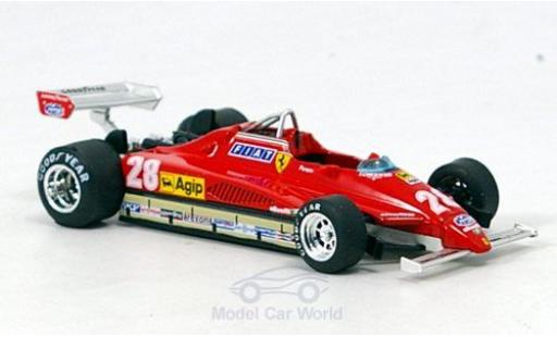 Diecast model cars Ferrari 126 1/43 Brumm C2 Turbo No.28 Formel 1 GP San Marino 1982 D.Pironi Ferrari 126 1/43 Brumm C2 Turbo No.28 Formel 1 GP San Marino 1982 D.Pironi diecast model cars